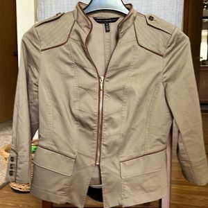 White House black market tan blazer